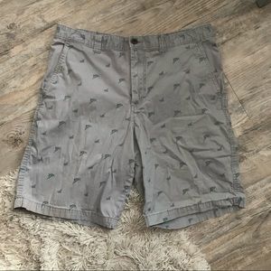 Magellan Gray Graphic Swordfish Men’s Shorts